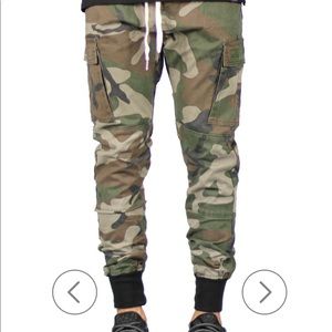 Hyper Denim Cargo Joggers